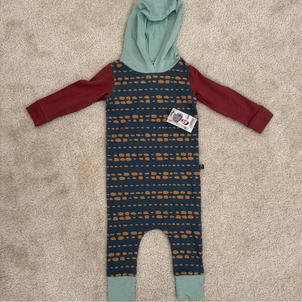 Rags to Raches Romper Colorful Hooded Kid Jumpsuit 3-4 Years